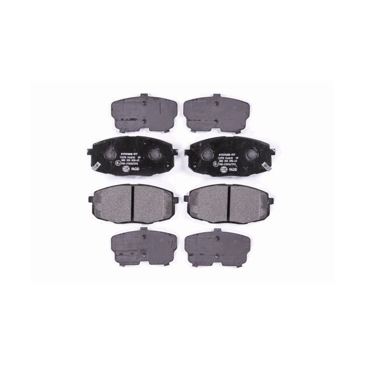 Stabdžių trinkelių rinkinys, diskinis stabdys HELLA 8DB 355 010-611