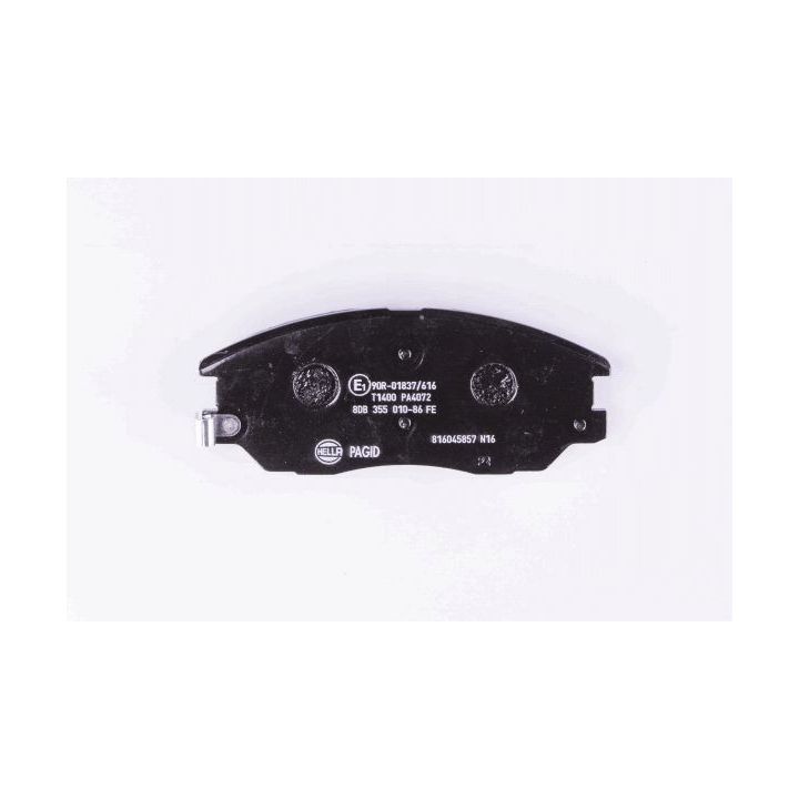 Stabdžių trinkelių rinkinys, diskinis stabdys HELLA 8DB 355 010-861