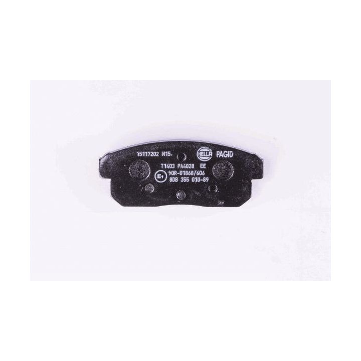 Stabdžių trinkelių rinkinys, diskinis stabdys HELLA 8DB 355 010-891