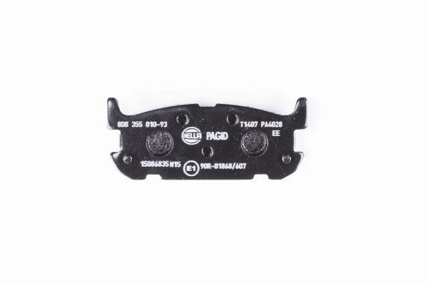 Stabdžių trinkelių rinkinys, diskinis stabdys HELLA 8DB 355 010-931