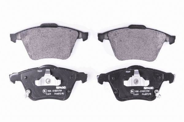 Stabdžių trinkelių rinkinys, diskinis stabdys HELLA 8DB 355 011-051