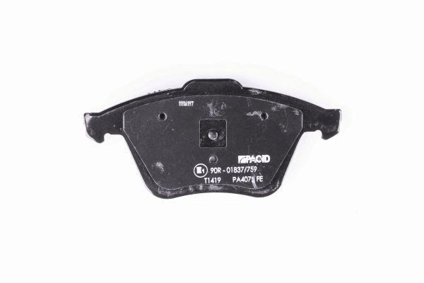 Stabdžių trinkelių rinkinys, diskinis stabdys HELLA 8DB 355 011-051