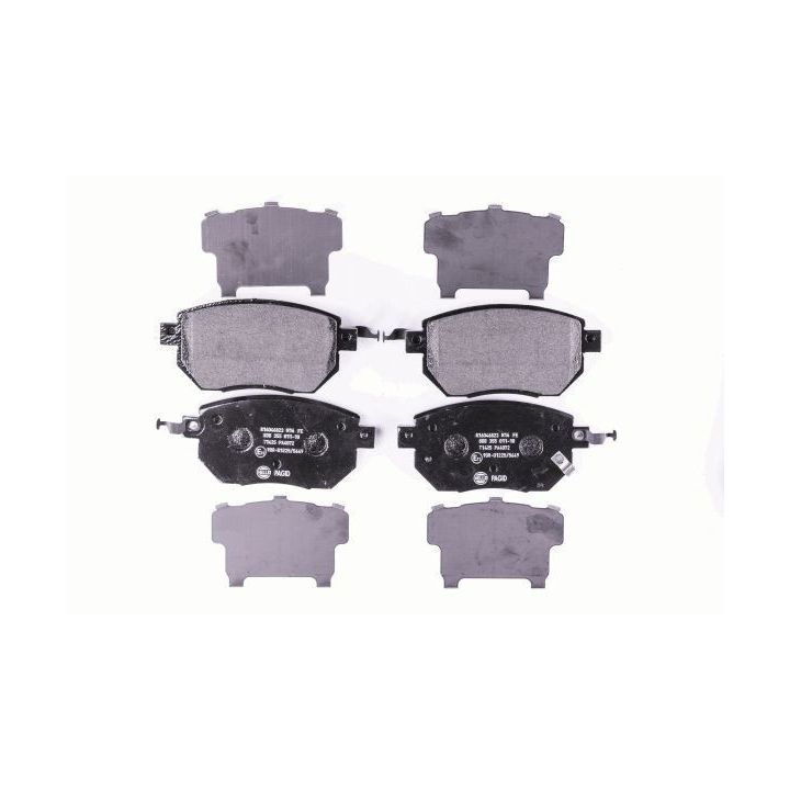 Stabdžių trinkelių rinkinys, diskinis stabdys HELLA 8DB 355 011-101