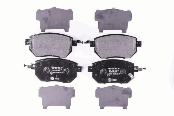 Stabdžių trinkelių rinkinys, diskinis stabdys HELLA 8DB 355 011-101