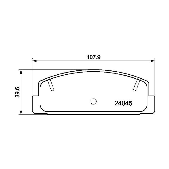 Stabdžių trinkelių rinkinys, diskinis stabdys HELLA 8DB 355 011-131