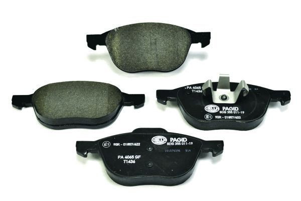 Stabdžių trinkelių rinkinys, diskinis stabdys HELLA 8DB 355 011-191