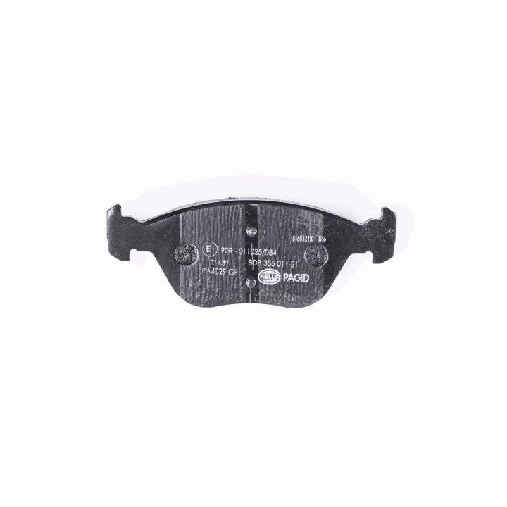 Stabdžių trinkelių rinkinys, diskinis stabdys HELLA 8DB 355 011-211