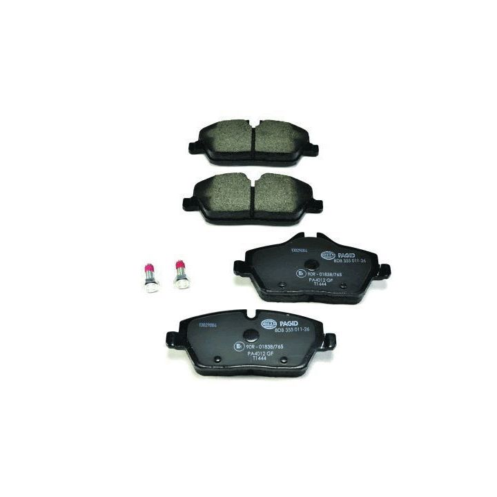 Stabdžių trinkelių rinkinys, diskinis stabdys HELLA 8DB 355 011-261