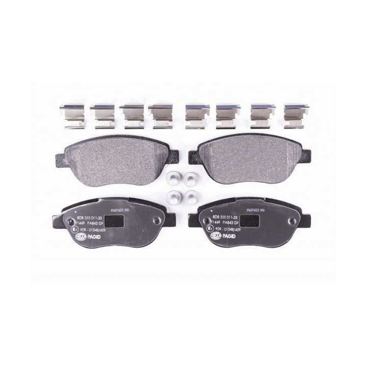 Stabdžių trinkelių rinkinys, diskinis stabdys HELLA 8DB 355 011-331