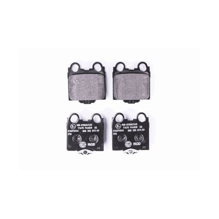 Stabdžių trinkelių rinkinys, diskinis stabdys HELLA 8DB 355 011-591