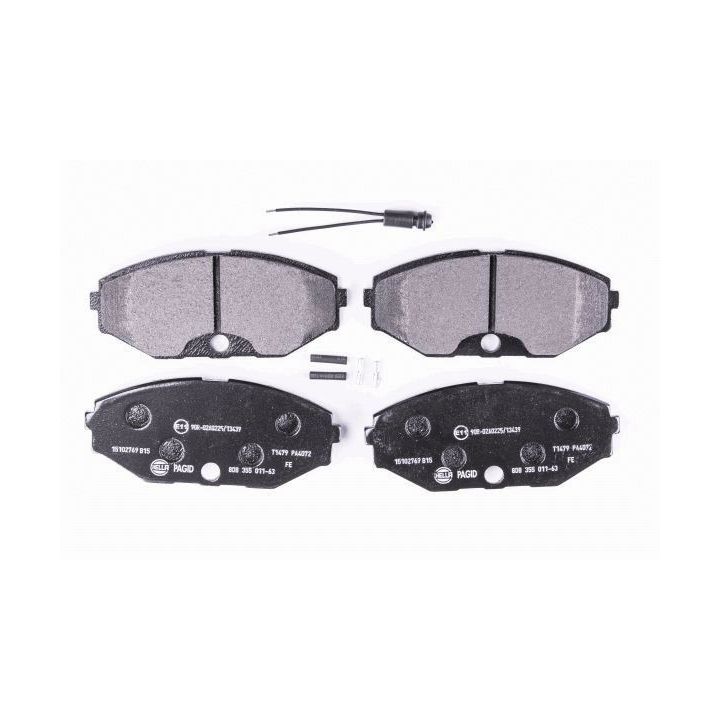 Stabdžių trinkelių rinkinys, diskinis stabdys HELLA 8DB 355 011-631