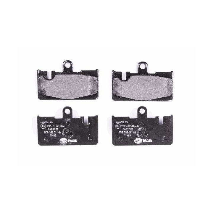 Stabdžių trinkelių rinkinys, diskinis stabdys HELLA 8DB 355 011-661