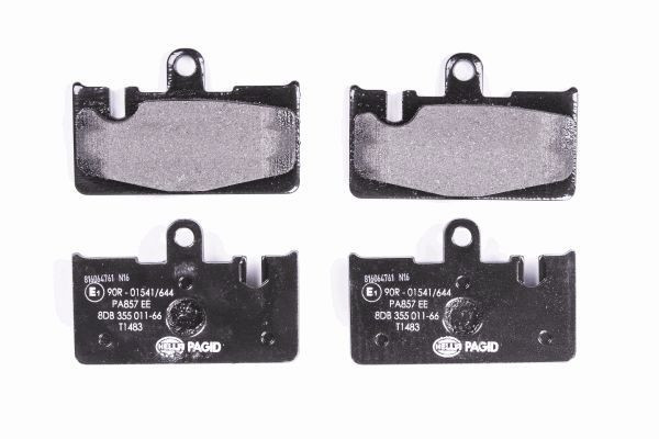 Stabdžių trinkelių rinkinys, diskinis stabdys HELLA 8DB 355 011-661