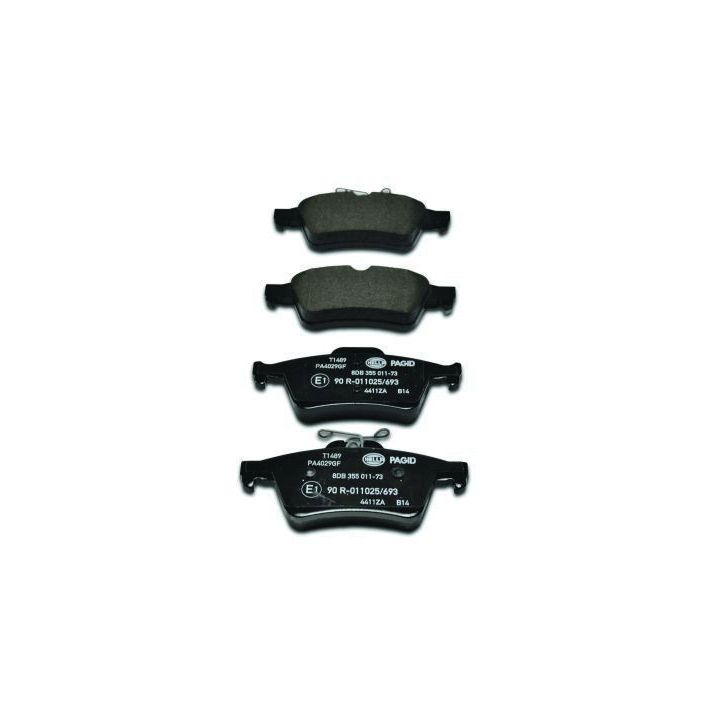 Stabdžių trinkelių rinkinys, diskinis stabdys HELLA 8DB 355 011-731