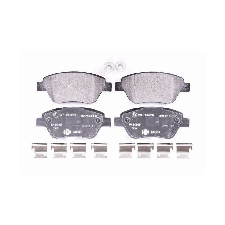 Stabdžių trinkelių rinkinys, diskinis stabdys HELLA 8DB 355 011-871