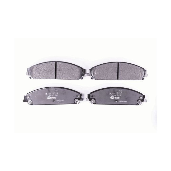 Stabdžių trinkelių rinkinys, diskinis stabdys HELLA 8DB 355 011-891