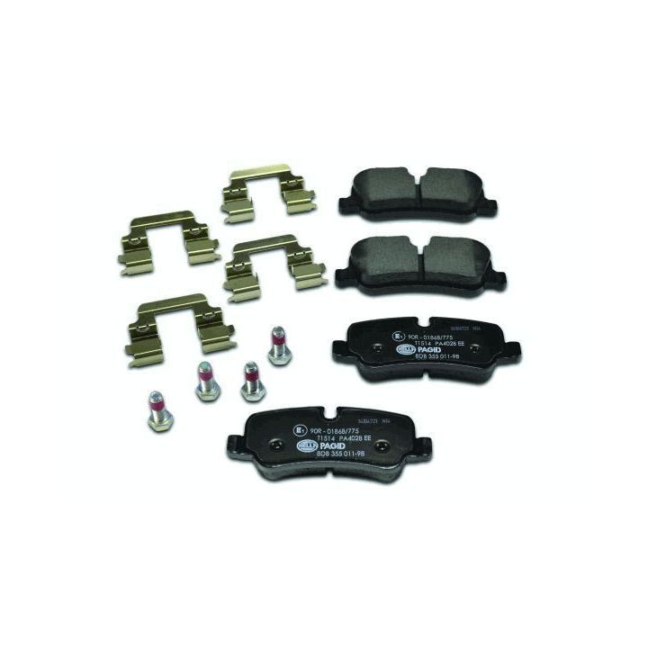 Stabdžių trinkelių rinkinys, diskinis stabdys HELLA 8DB 355 011-981