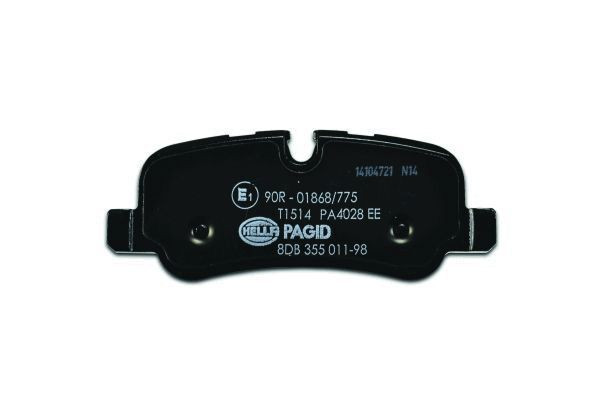 Stabdžių trinkelių rinkinys, diskinis stabdys HELLA 8DB 355 011-981