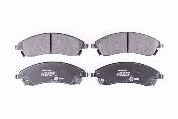 Stabdžių trinkelių rinkinys, diskinis stabdys HELLA 8DB 355 012-221