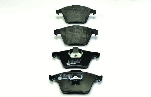 Stabdžių trinkelių rinkinys, diskinis stabdys HELLA 8DB 355 012-281