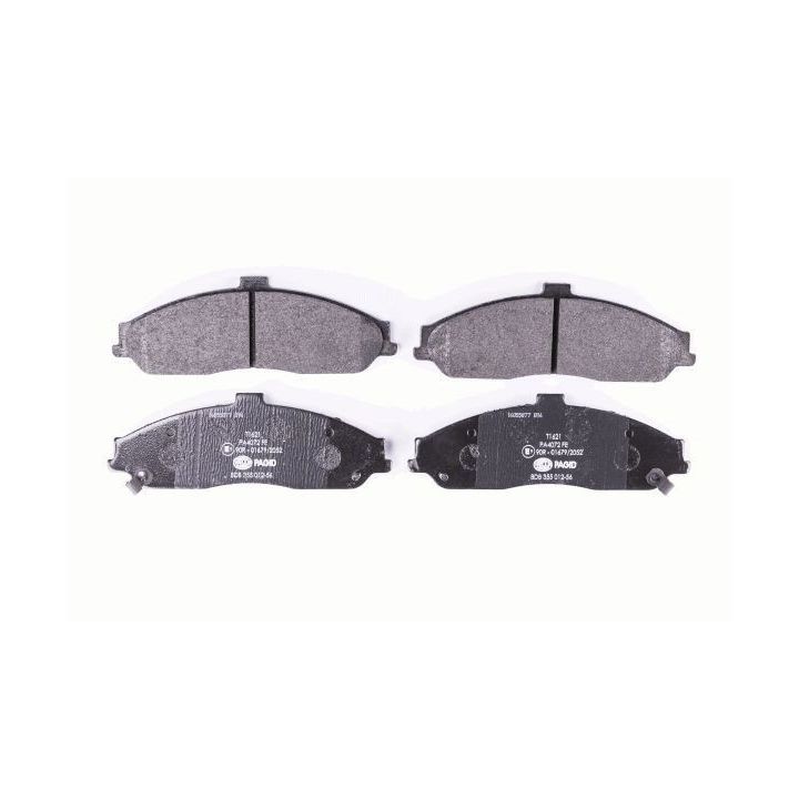 Stabdžių trinkelių rinkinys, diskinis stabdys HELLA 8DB 355 012-561