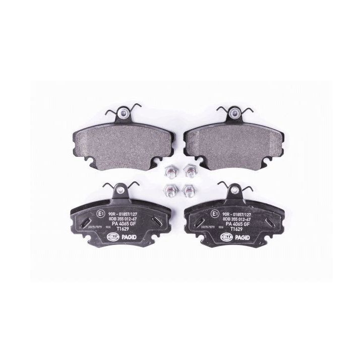 Stabdžių trinkelių rinkinys, diskinis stabdys HELLA 8DB 355 012-671