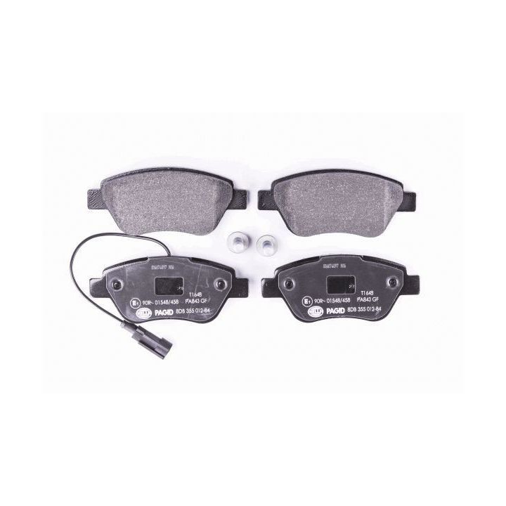 Stabdžių trinkelių rinkinys, diskinis stabdys HELLA 8DB 355 012-841