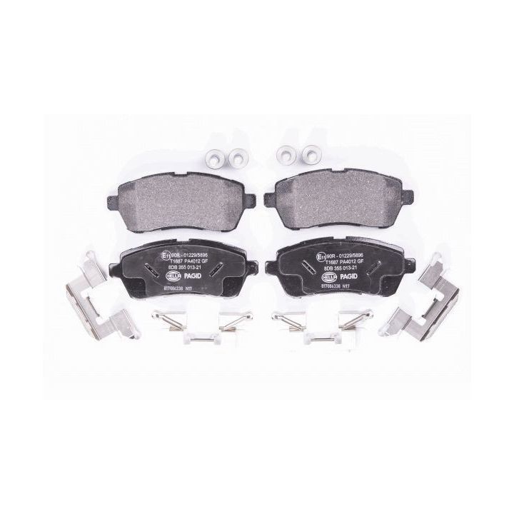 Stabdžių trinkelių rinkinys, diskinis stabdys HELLA 8DB 355 013-211