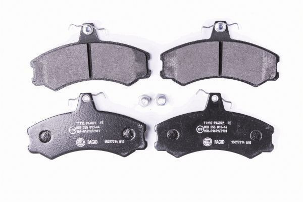 Stabdžių trinkelių rinkinys, diskinis stabdys HELLA 8DB 355 013-441