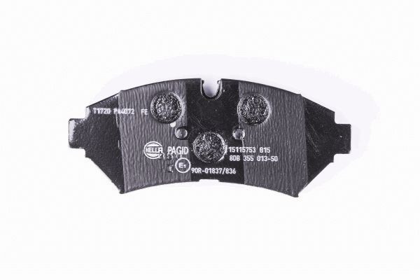 Stabdžių trinkelių rinkinys, diskinis stabdys HELLA 8DB 355 013-501