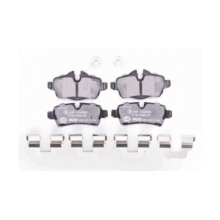 Stabdžių trinkelių rinkinys, diskinis stabdys HELLA 8DB 355 013-661