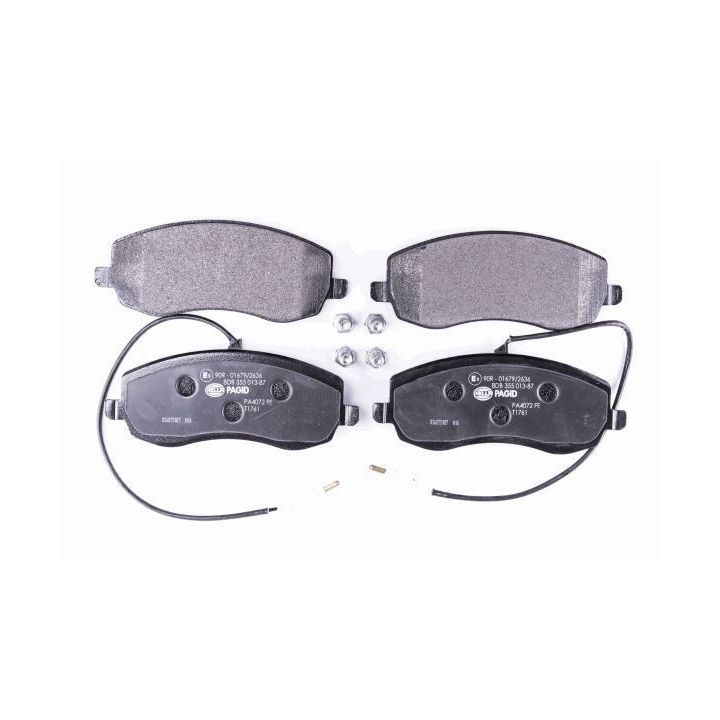 Stabdžių trinkelių rinkinys, diskinis stabdys HELLA 8DB 355 013-871