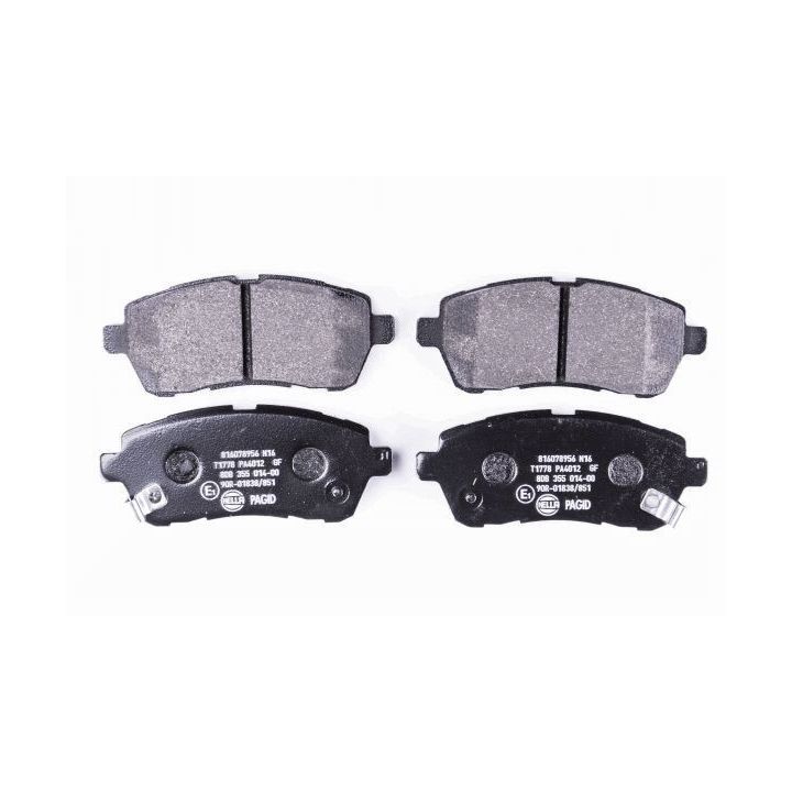 Stabdžių trinkelių rinkinys, diskinis stabdys HELLA 8DB 355 014-001