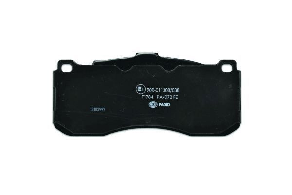 Stabdžių trinkelių rinkinys, diskinis stabdys HELLA 8DB 355 014-041