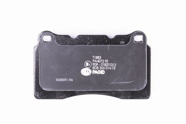 Stabdžių trinkelių rinkinys, diskinis stabdys HELLA 8DB 355 014-731