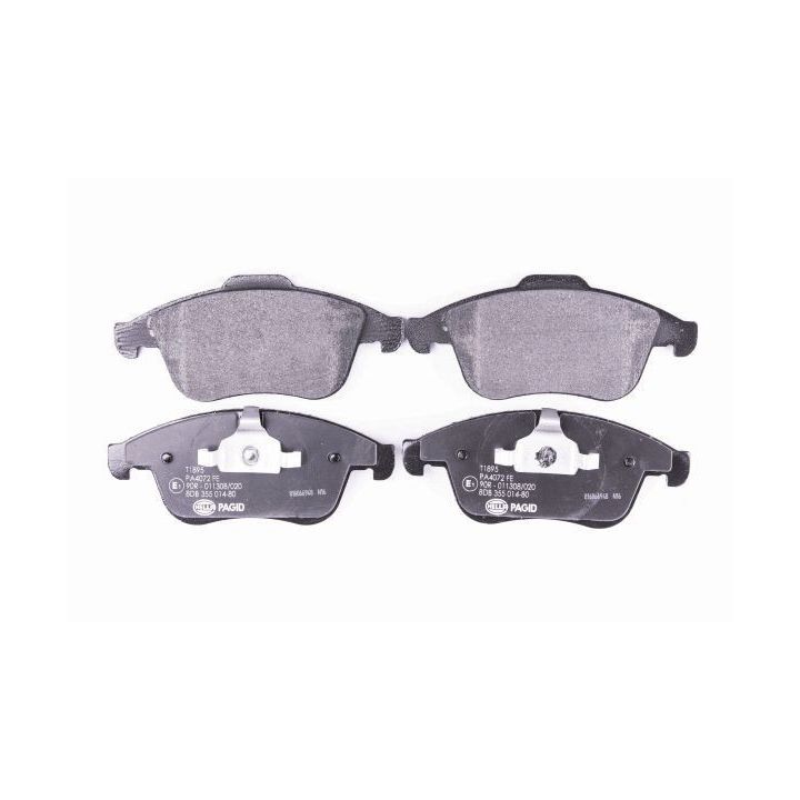 Stabdžių trinkelių rinkinys, diskinis stabdys HELLA 8DB 355 014-801