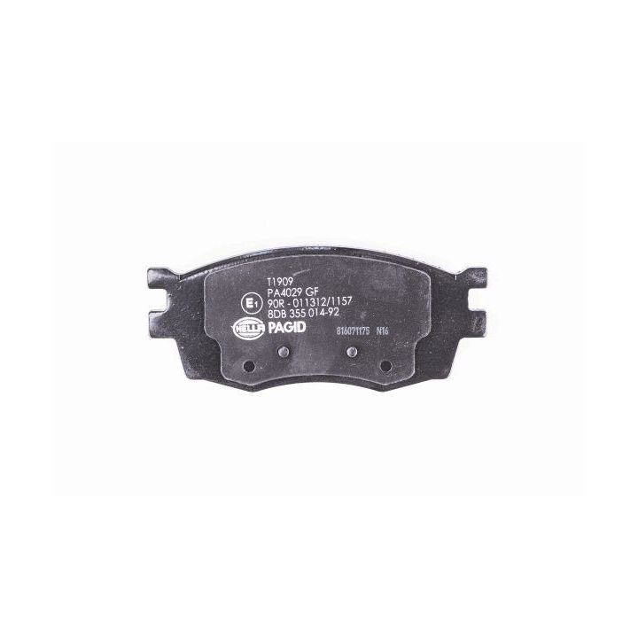 Stabdžių trinkelių rinkinys, diskinis stabdys HELLA 8DB 355 014-921