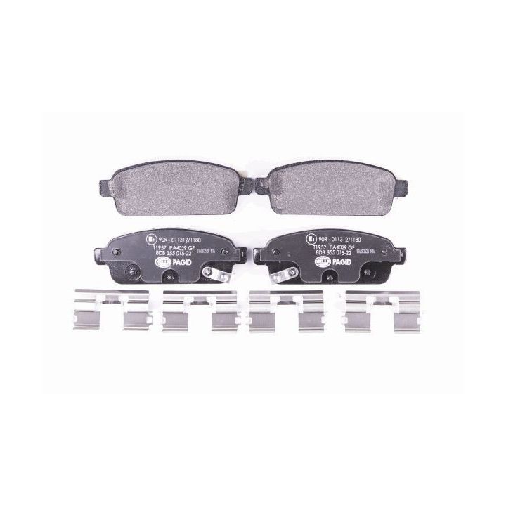 Stabdžių trinkelių rinkinys, diskinis stabdys HELLA 8DB 355 015-221