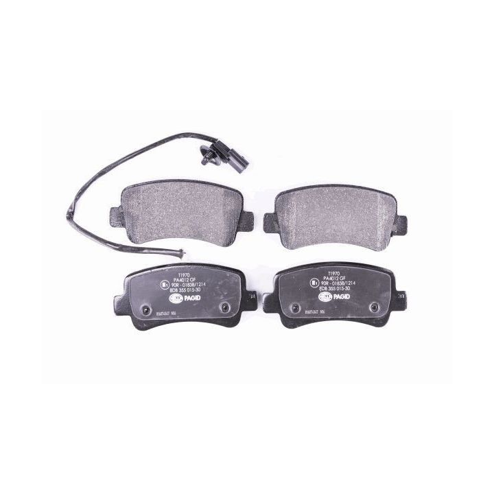 Stabdžių trinkelių rinkinys, diskinis stabdys HELLA 8DB 355 015-301