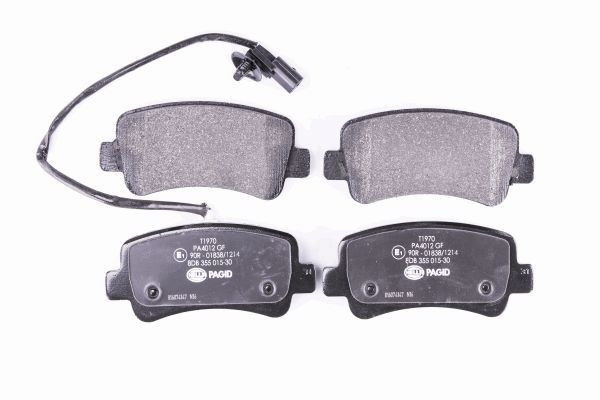 Stabdžių trinkelių rinkinys, diskinis stabdys HELLA 8DB 355 015-301