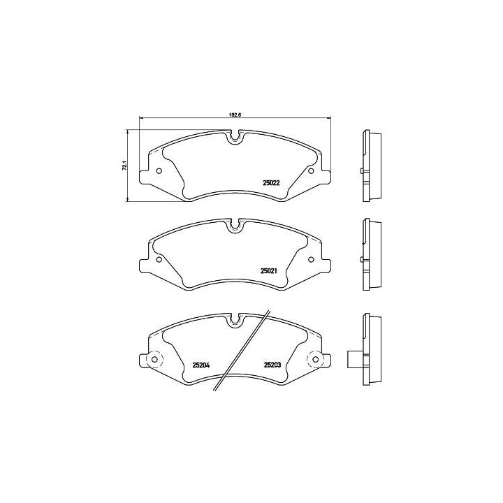 Stabdžių trinkelių rinkinys, diskinis stabdys HELLA 8DB 355 015-551