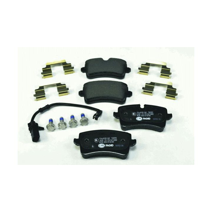 Stabdžių trinkelių rinkinys, diskinis stabdys HELLA 8DB 355 016-001