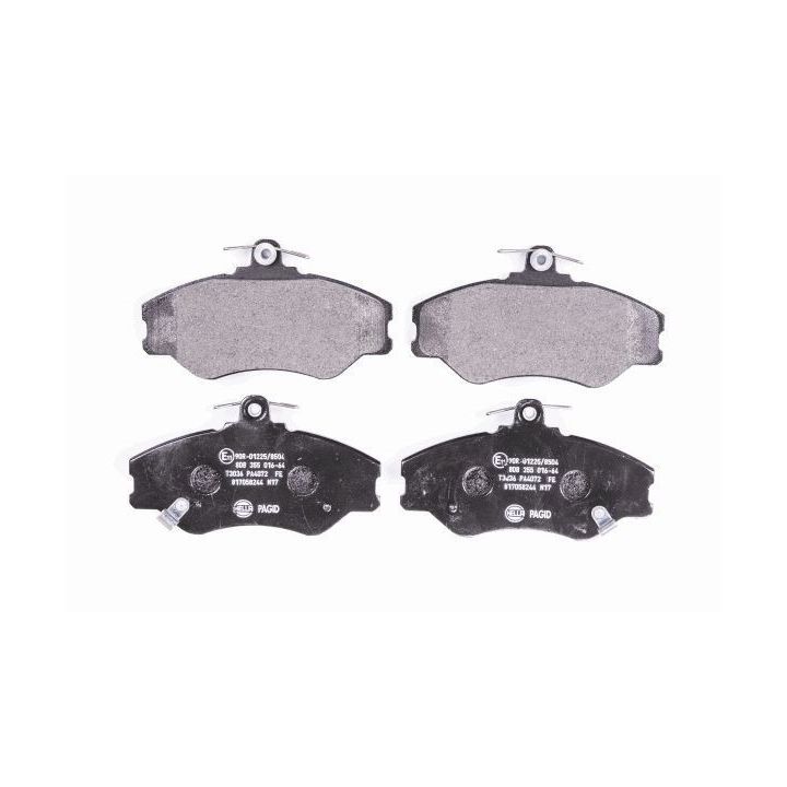 Stabdžių trinkelių rinkinys, diskinis stabdys HELLA 8DB 355 016-641