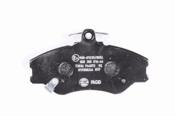 Stabdžių trinkelių rinkinys, diskinis stabdys HELLA 8DB 355 016-641