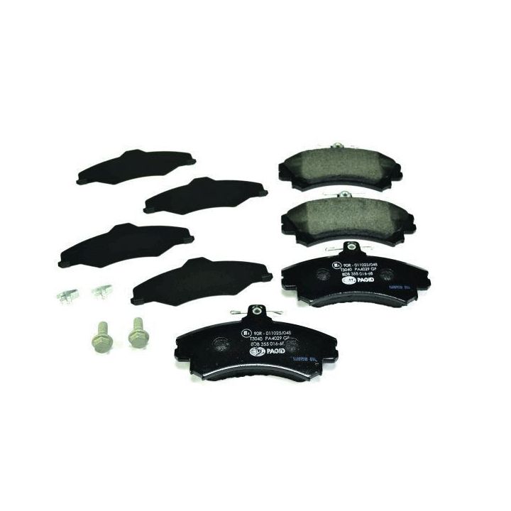 Stabdžių trinkelių rinkinys, diskinis stabdys HELLA 8DB 355 016-681