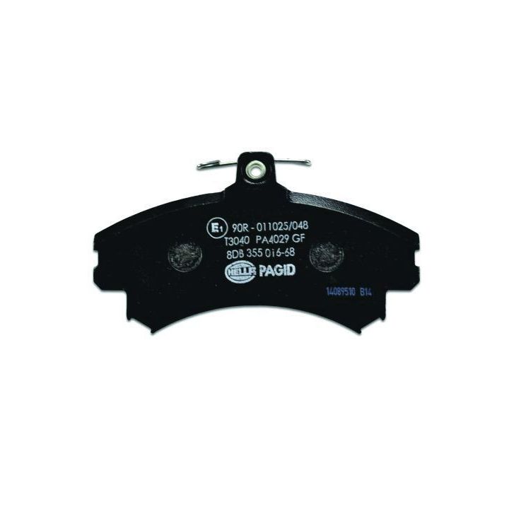 Stabdžių trinkelių rinkinys, diskinis stabdys HELLA 8DB 355 016-681