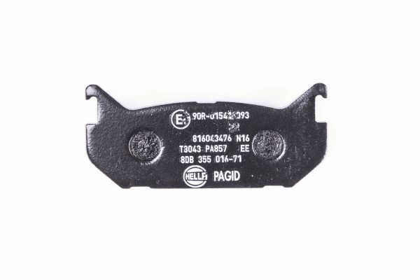 Stabdžių trinkelių rinkinys, diskinis stabdys HELLA 8DB 355 016-711