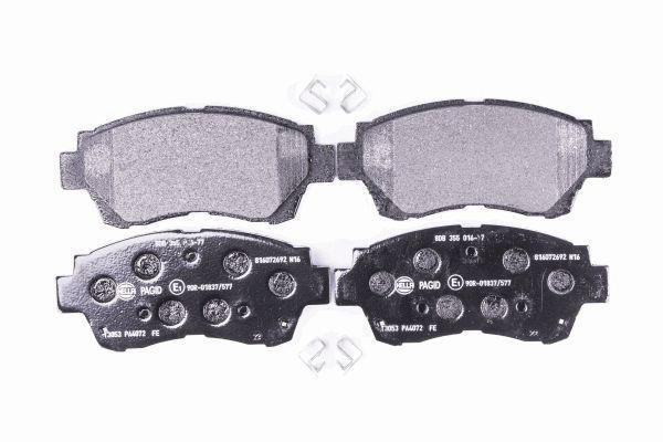 Stabdžių trinkelių rinkinys, diskinis stabdys HELLA 8DB 355 016-771