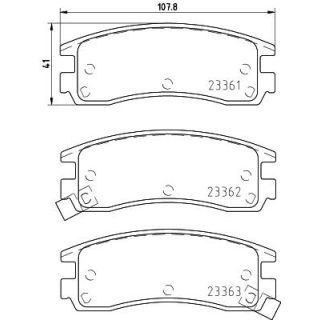 Stabdžių trinkelių rinkinys, diskinis stabdys HELLA 8DB 355 016-961