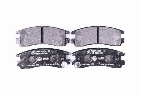 Stabdžių trinkelių rinkinys, diskinis stabdys HELLA 8DB 355 016-961